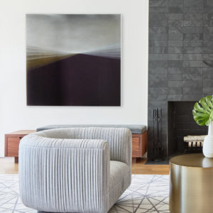 Contemporary artwork Orinda home