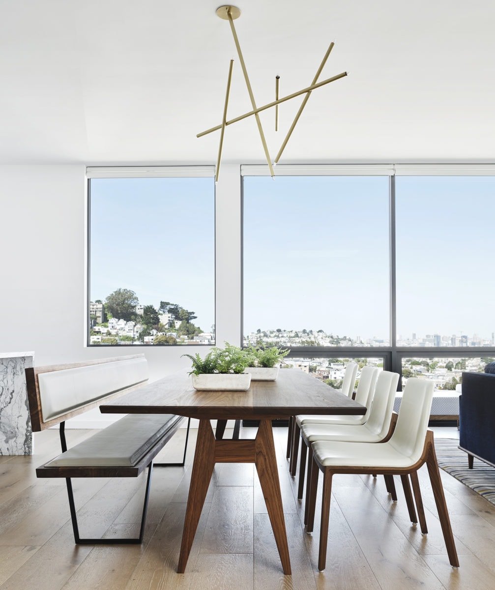 Modern dining room Noe Valley Home